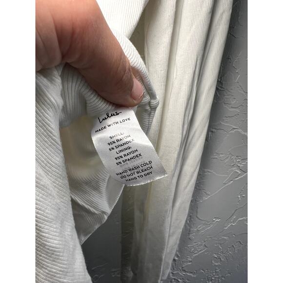 Lulus sweetheart attitude long sleeve bodysuit womens small coquette trendy - Picture 4 of 10